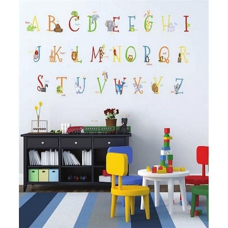 Borders Unlimited Borders Unlimited 10008 Alphabet Animals A-Z Super Jumbo Applique 10008
